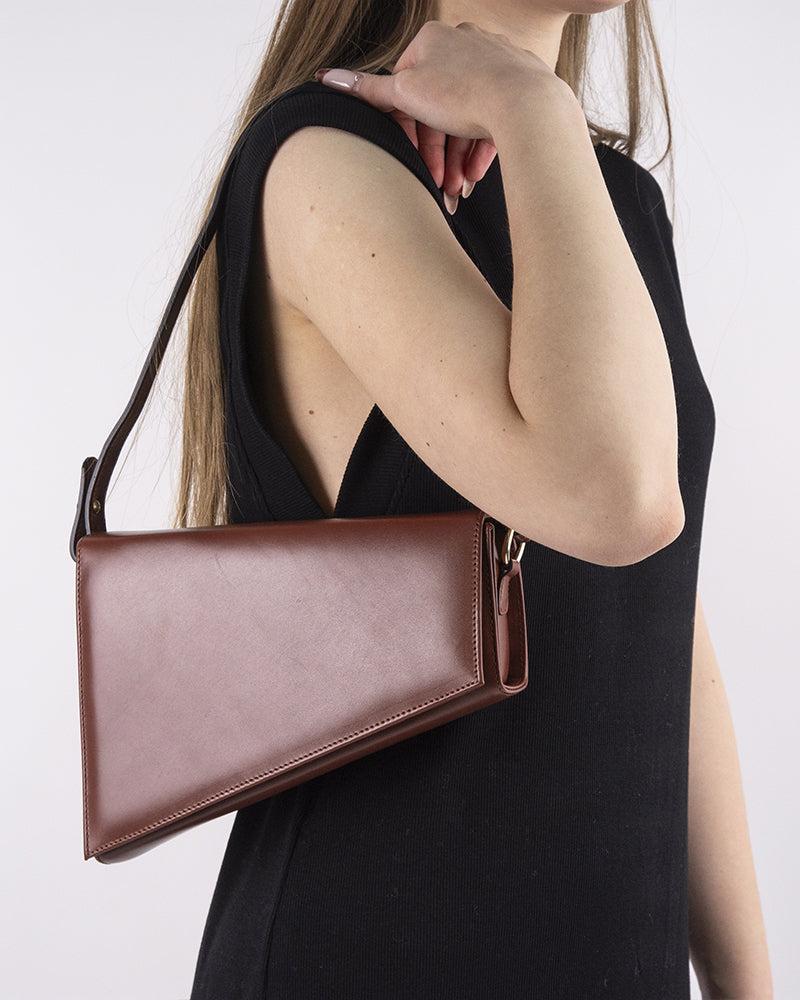 L'intervalle Meeka Cuir Cognac Brun