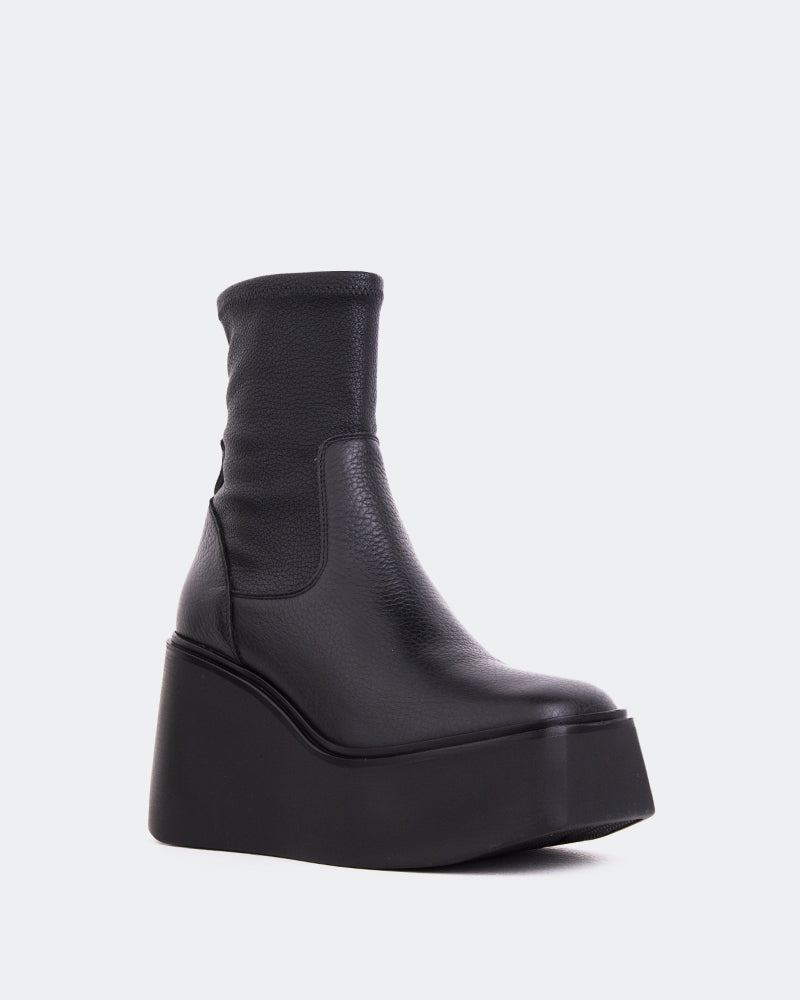 L'intervalle Mellini Noir Cuir Noir