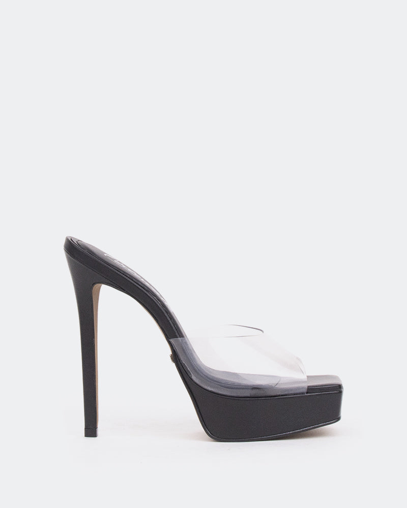 L'intervalle Meredith Noir Clair/Vinyl Noir Noir