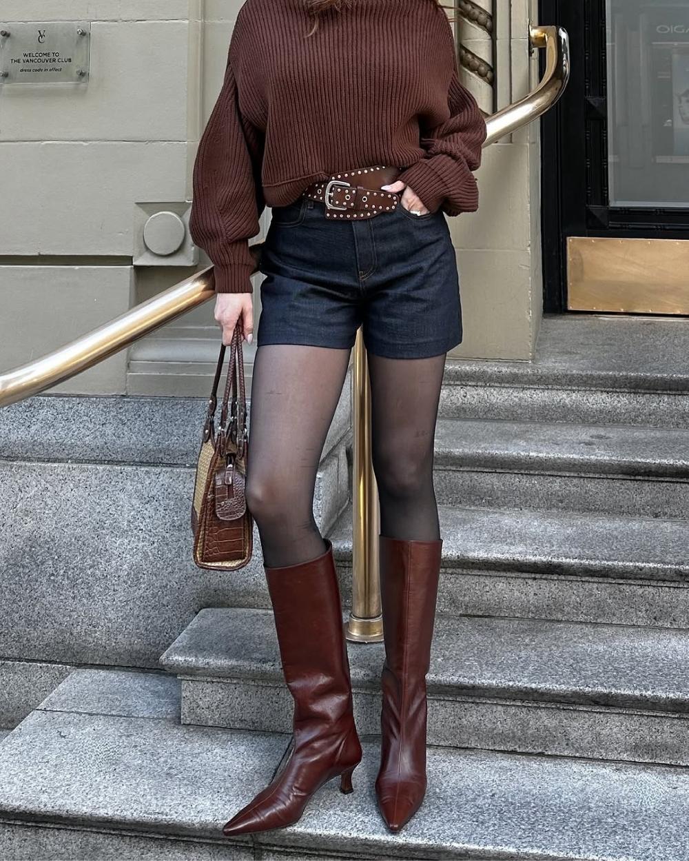 L'intervalle Merit Cuir Châtaigne Brun