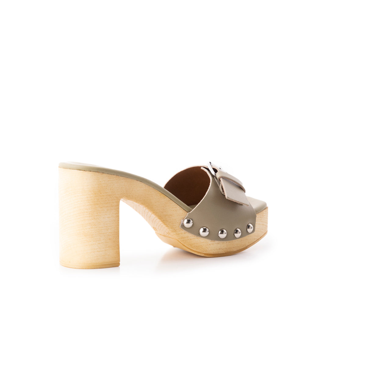 L'intervalle Micro Pâle Cuir Kaki Vert