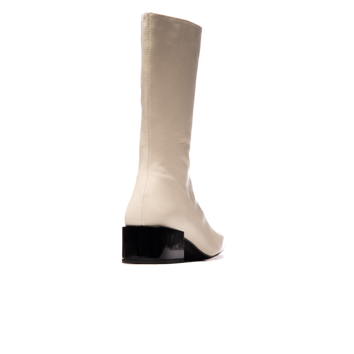 L'intervalle Milton Blanc Cassé Cuir Blanc