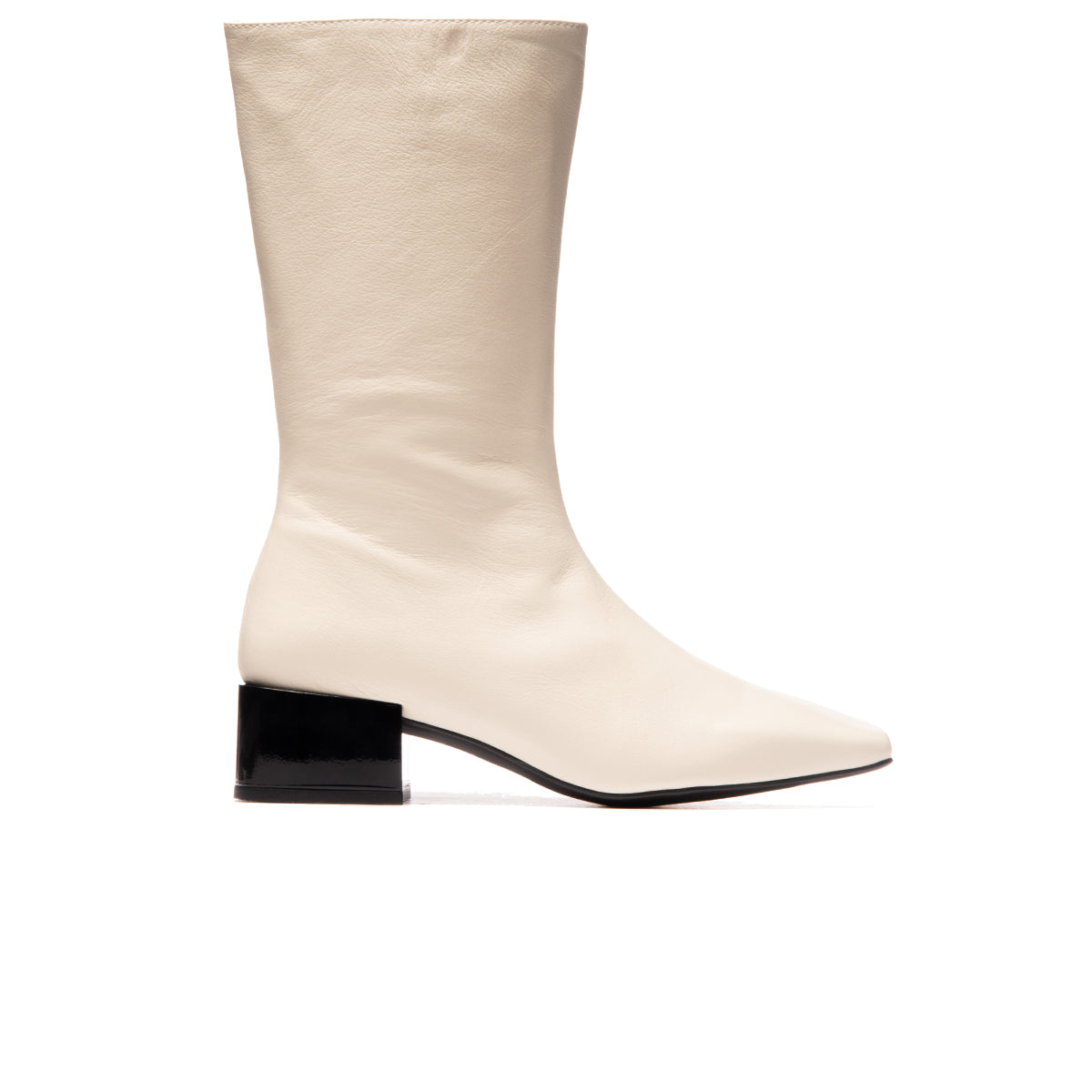 l'intervalle Milton Blanc Cassé Cuir Blanc