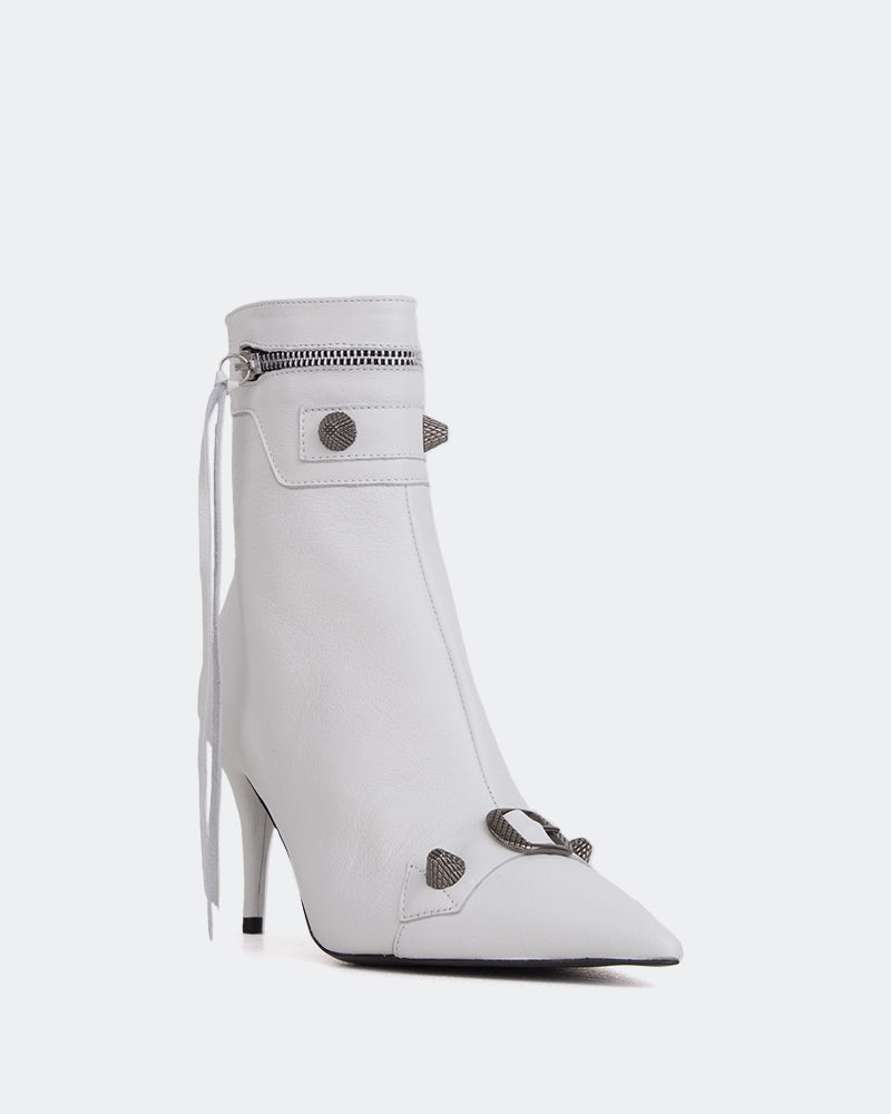 L'intervalle Minaj Blanc Cuir Blanc