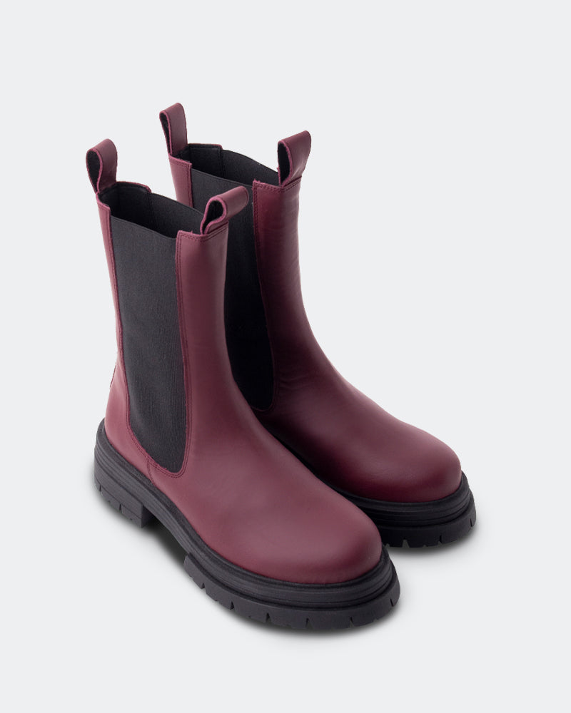 L'intervalle Missouri Bordeau Leather Bordeaux