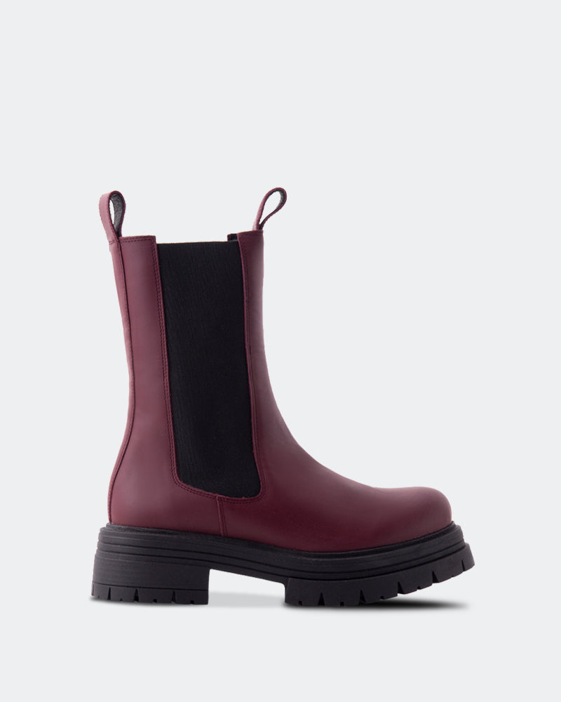 l'intervalle Missouri Bordeau Leather Bordeaux