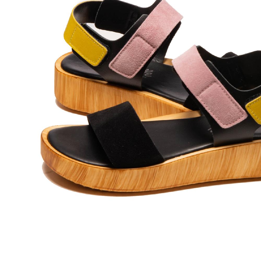 L'intervalle Mist Noir Multi-couleurs Suède Noir