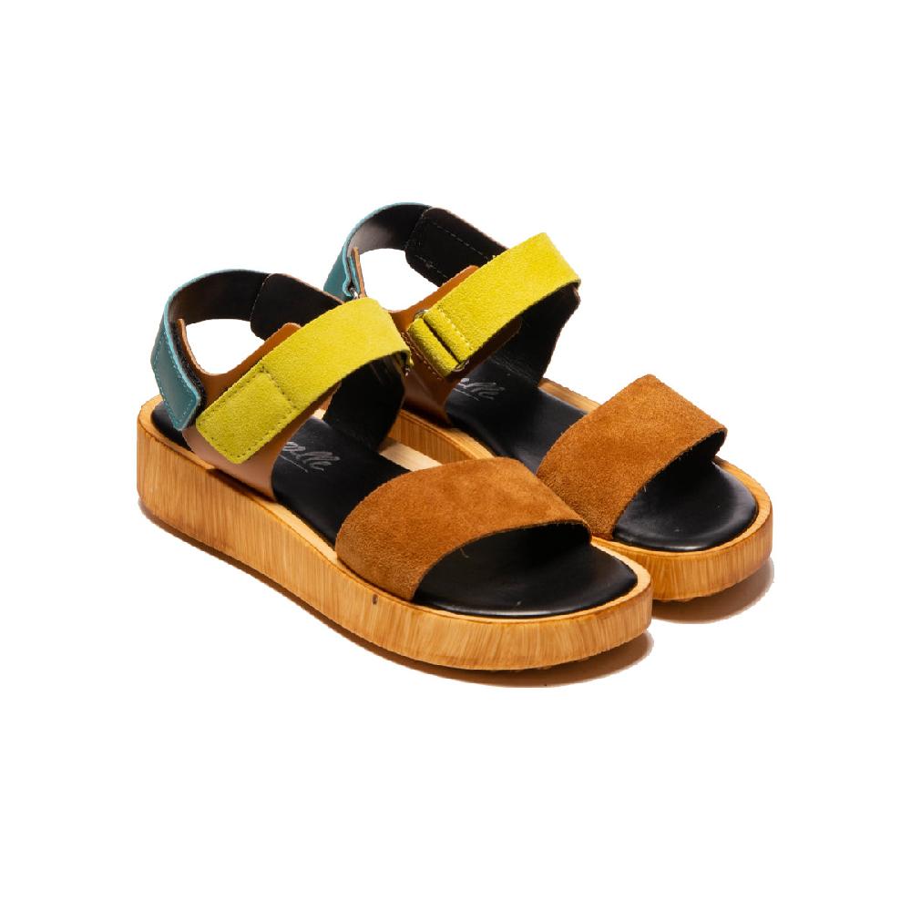 L'intervalle Mist Ocre Multi-couleurs Suède Ocre