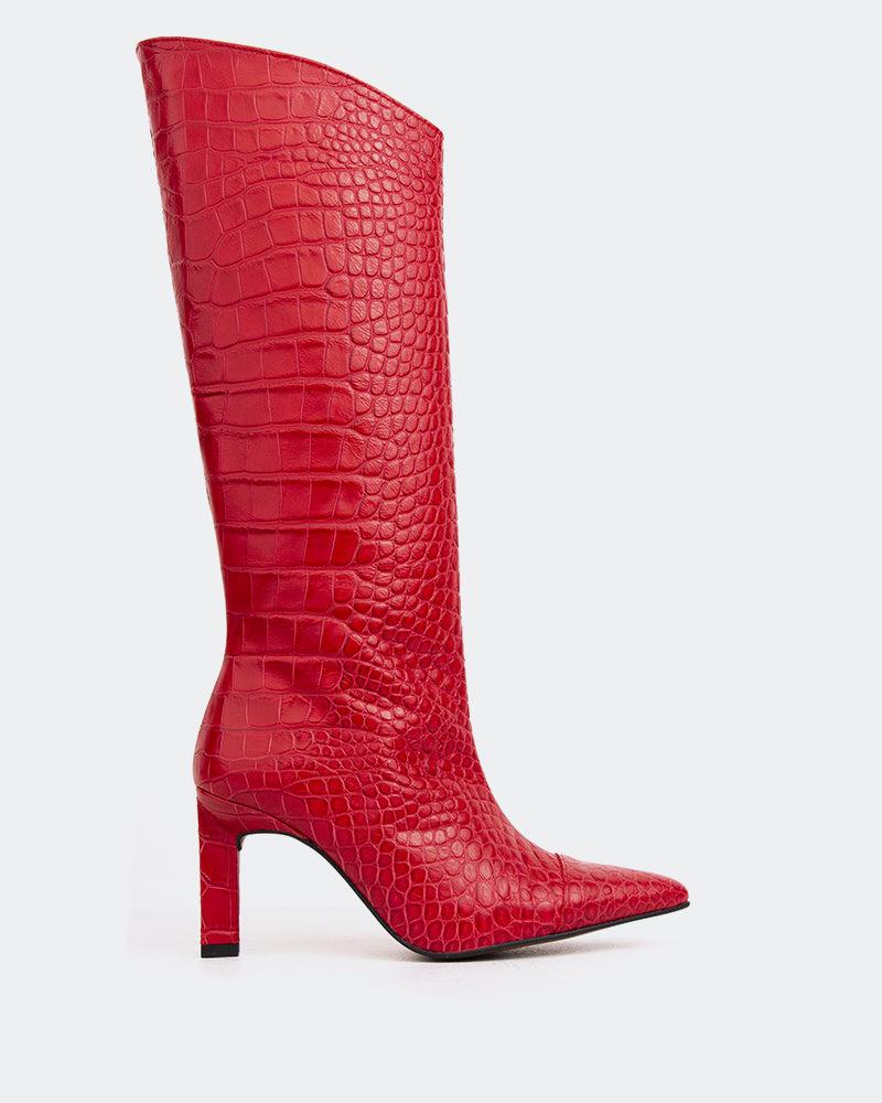 l'intervalle Monarque Rouge Cuir Rouge