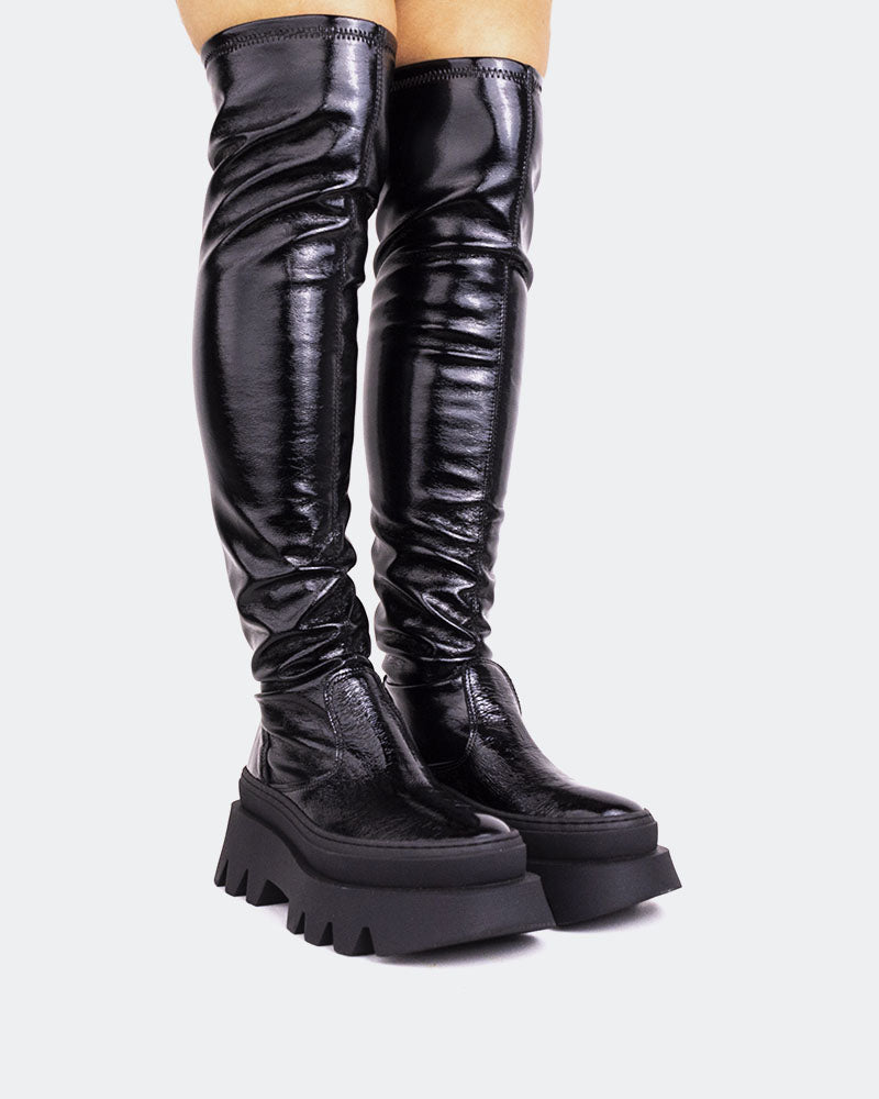 L'intervalle Moncton Noir Naplack Stretch Noir