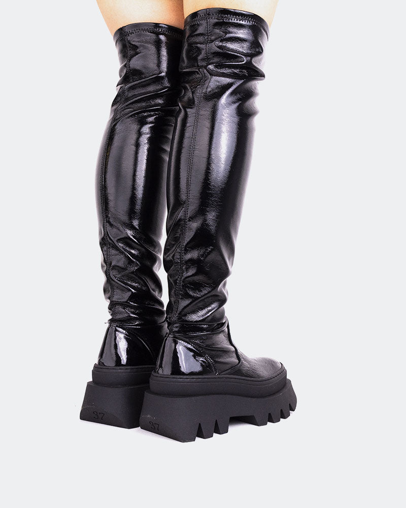 L'intervalle Moncton Noir Naplack Stretch Noir