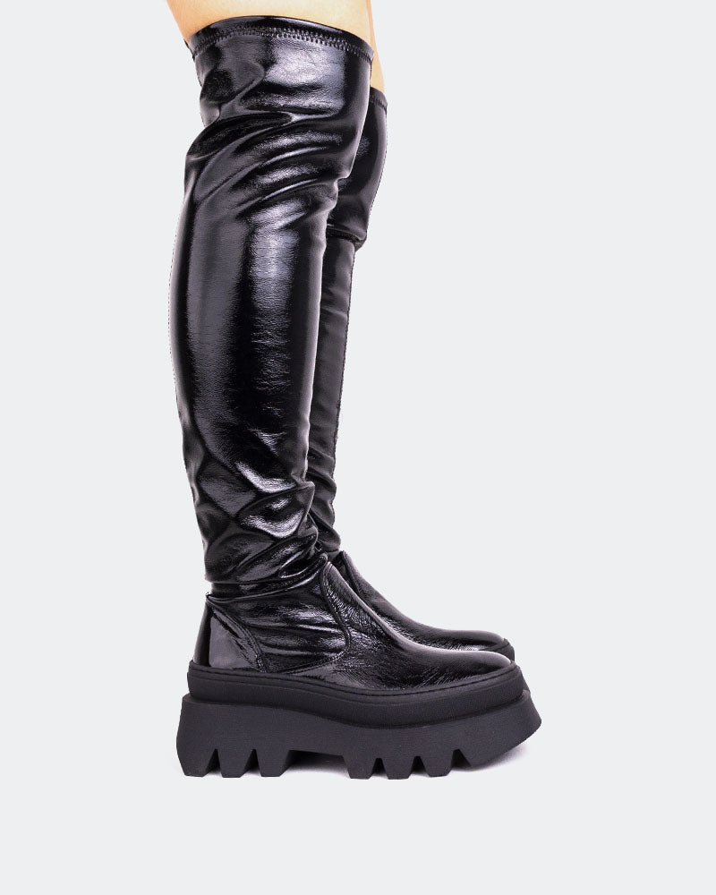 l'intervalle Moncton Noir Naplack Stretch Noir