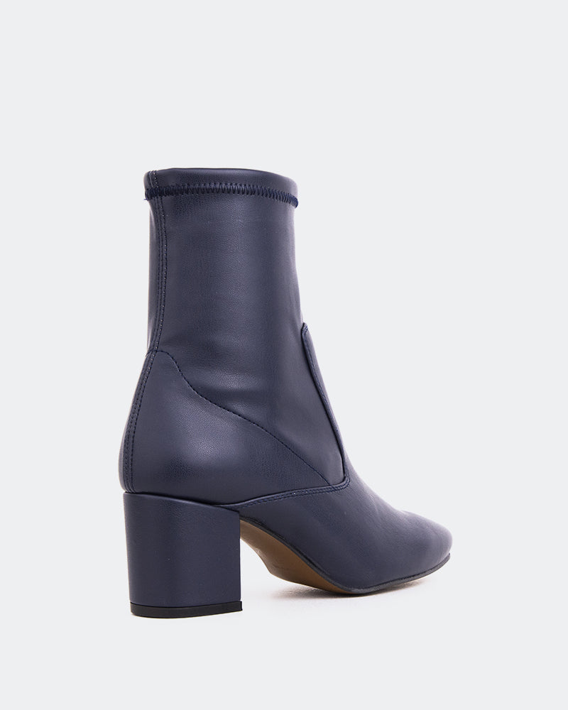 L'intervalle Montigny Navy Stretch Bleu