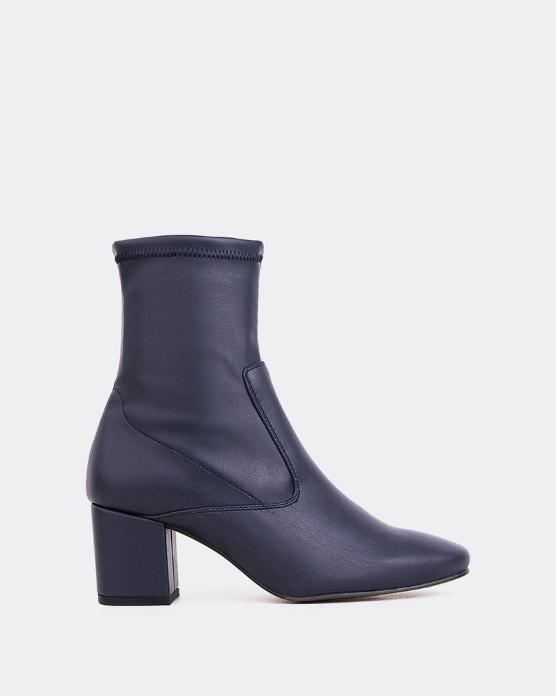 l'intervalle Montigny Navy Stretch Bleu