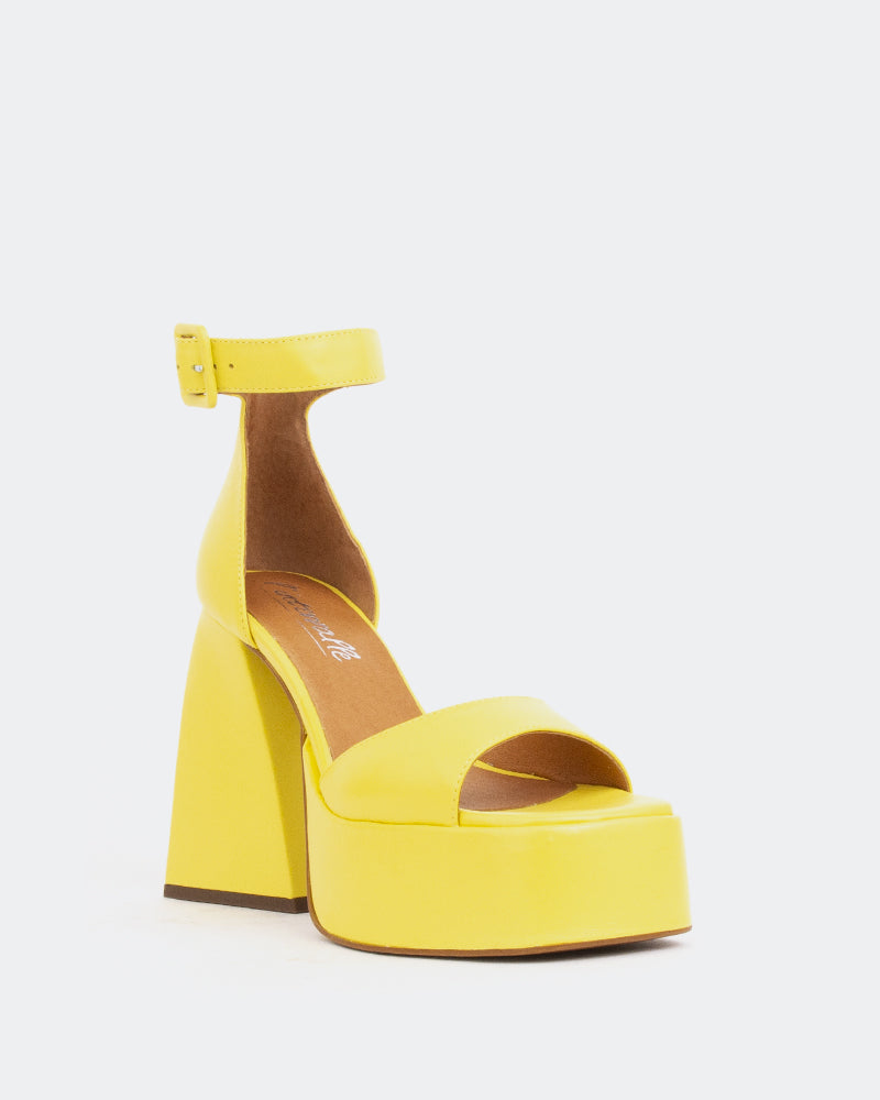 L'intervalle Moore Jaune Cuir/Cuir Jaune Jaune