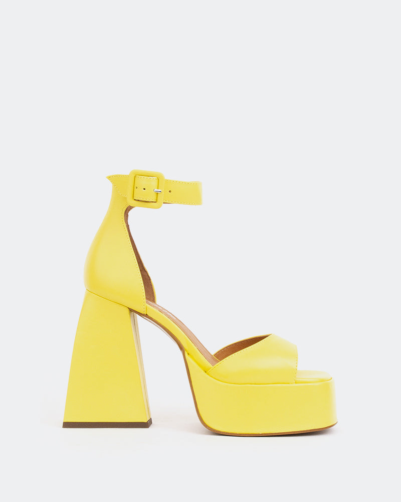 L'intervalle Moore Jaune Cuir/Cuir Jaune Jaune