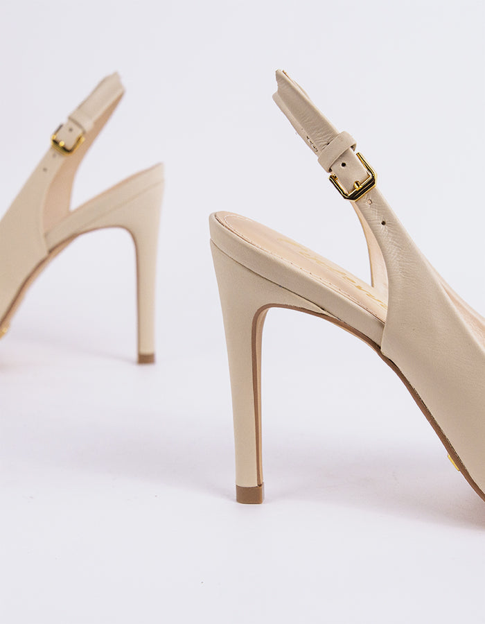 L'intervalle Morisha Blanc Cassé Cuir Blanc