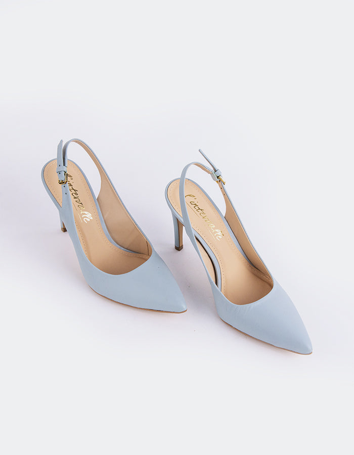 L'intervalle Morisha Bleu Cuir Bleu