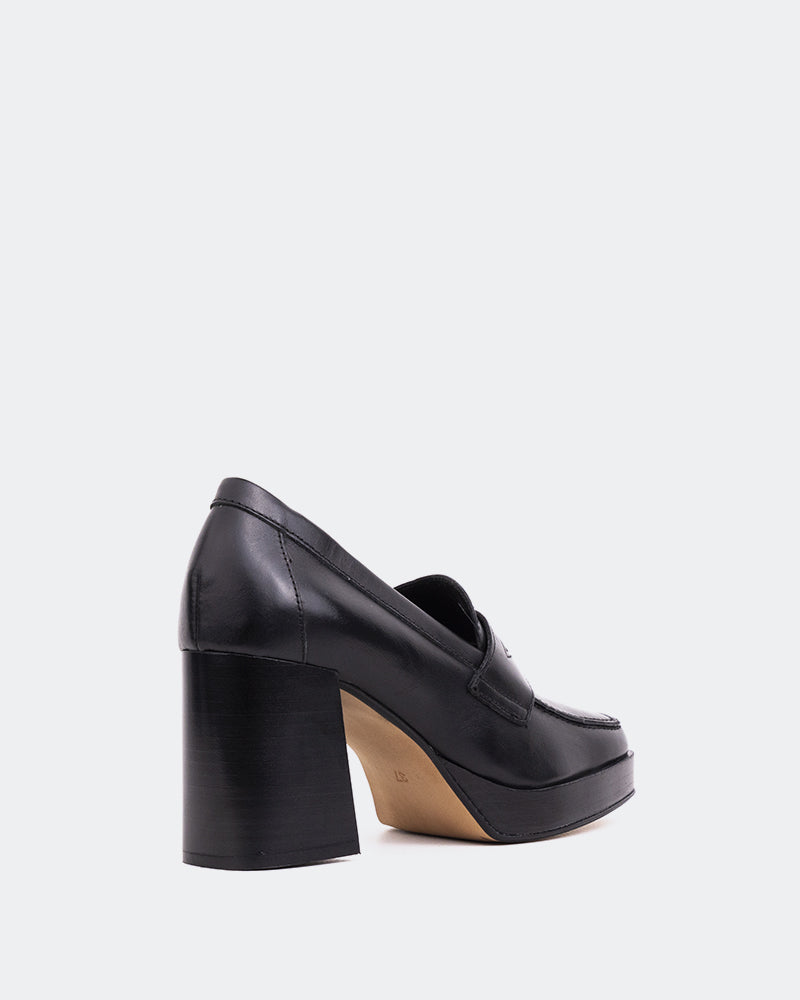 L'intervalle Moro Noir Cuir Noir