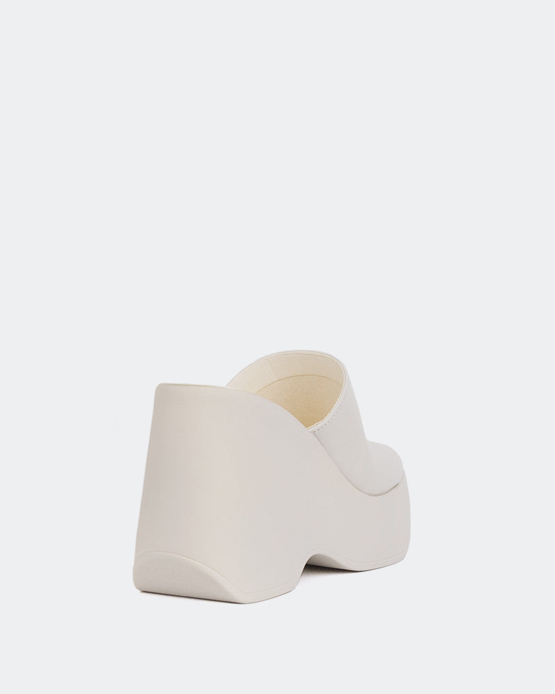 L'intervalle Moss Blanc Cassé Cuir Blanc