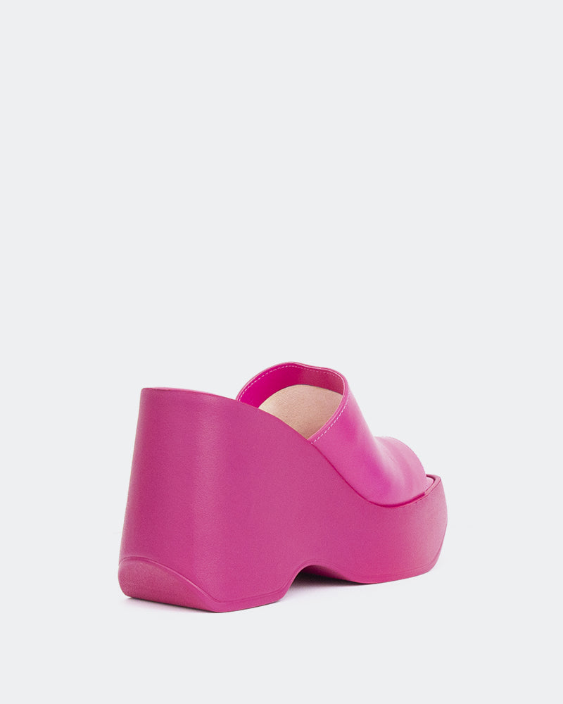 L'intervalle Moss Cuir Fucshia Rose