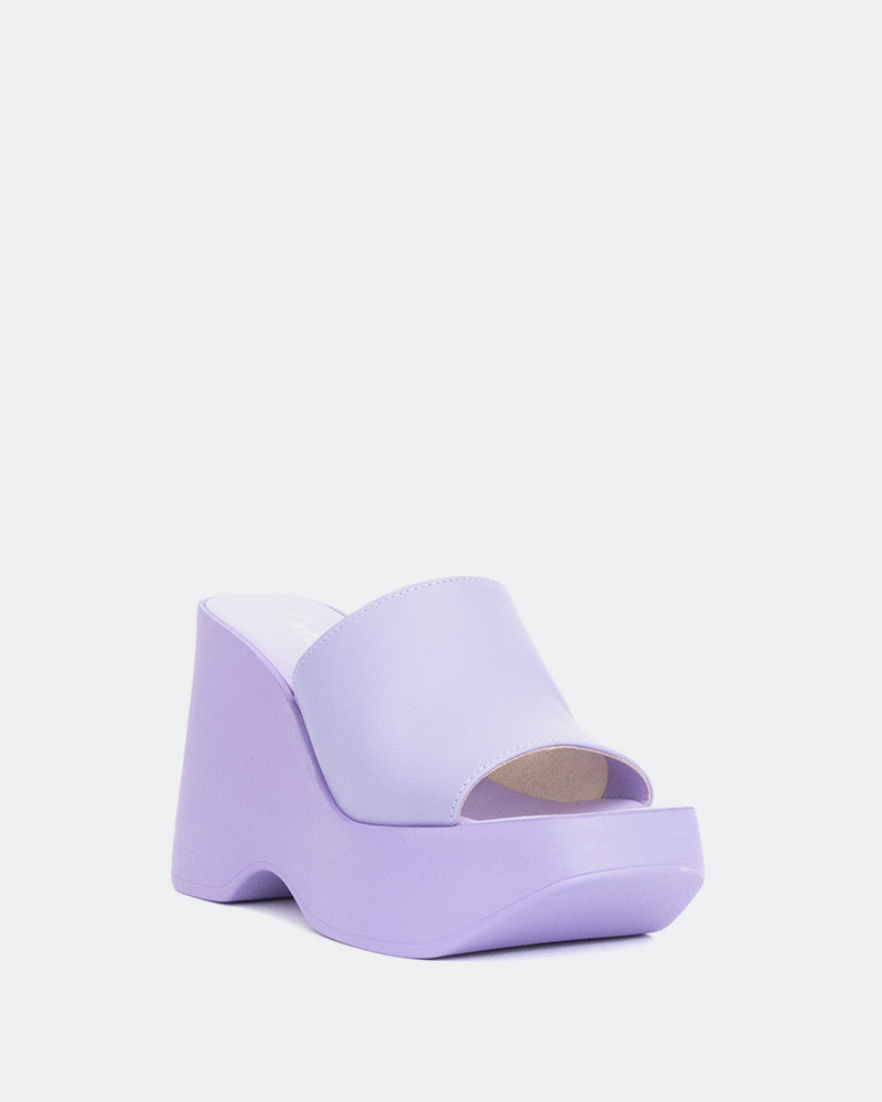 L'intervalle Moss Cuir Lilas Mauve