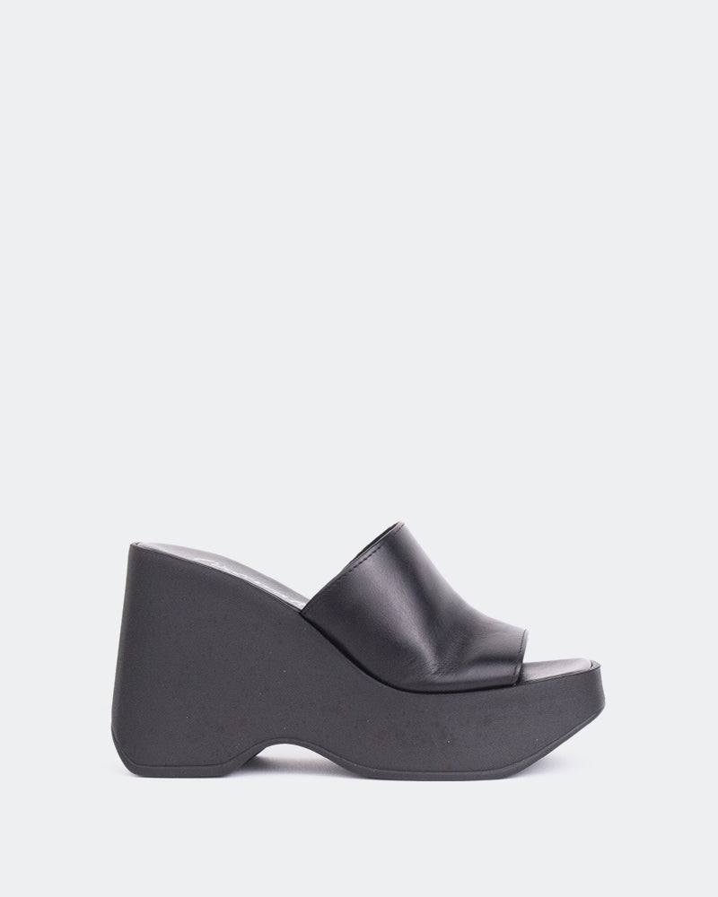 L'intervalle Moss Noir Cuir Noir