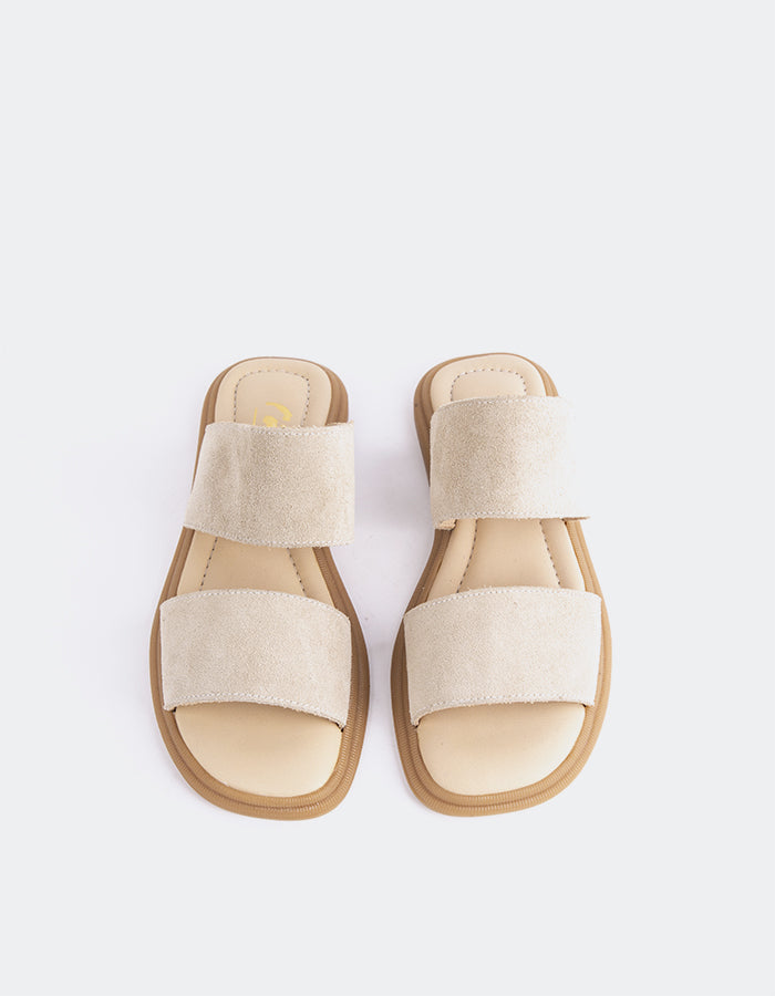 L'intervalle Mostar Beige Suède Amande