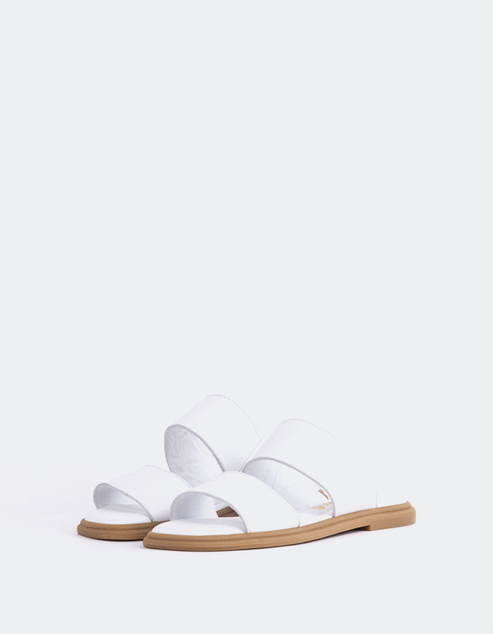 L'intervalle Mostar Cuir Blanc Blanc