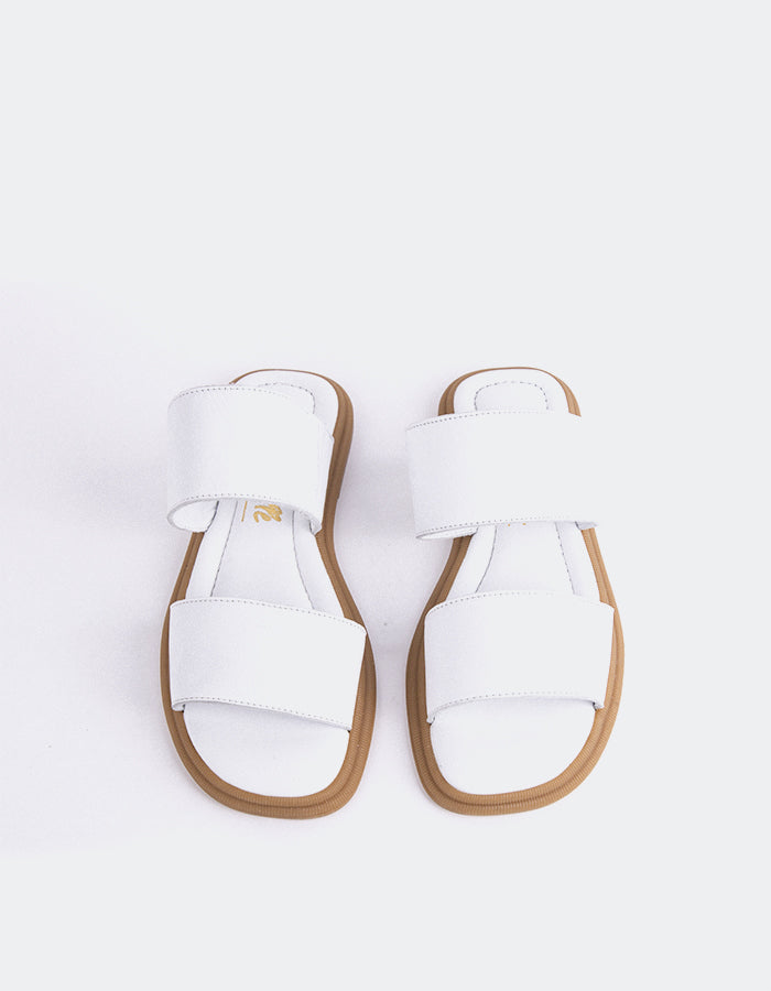 L'intervalle Mostar Cuir Blanc Blanc