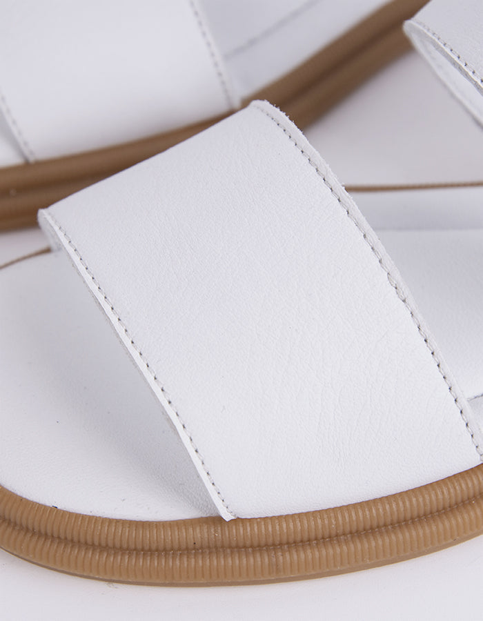 L'intervalle Mostar Cuir Blanc Blanc