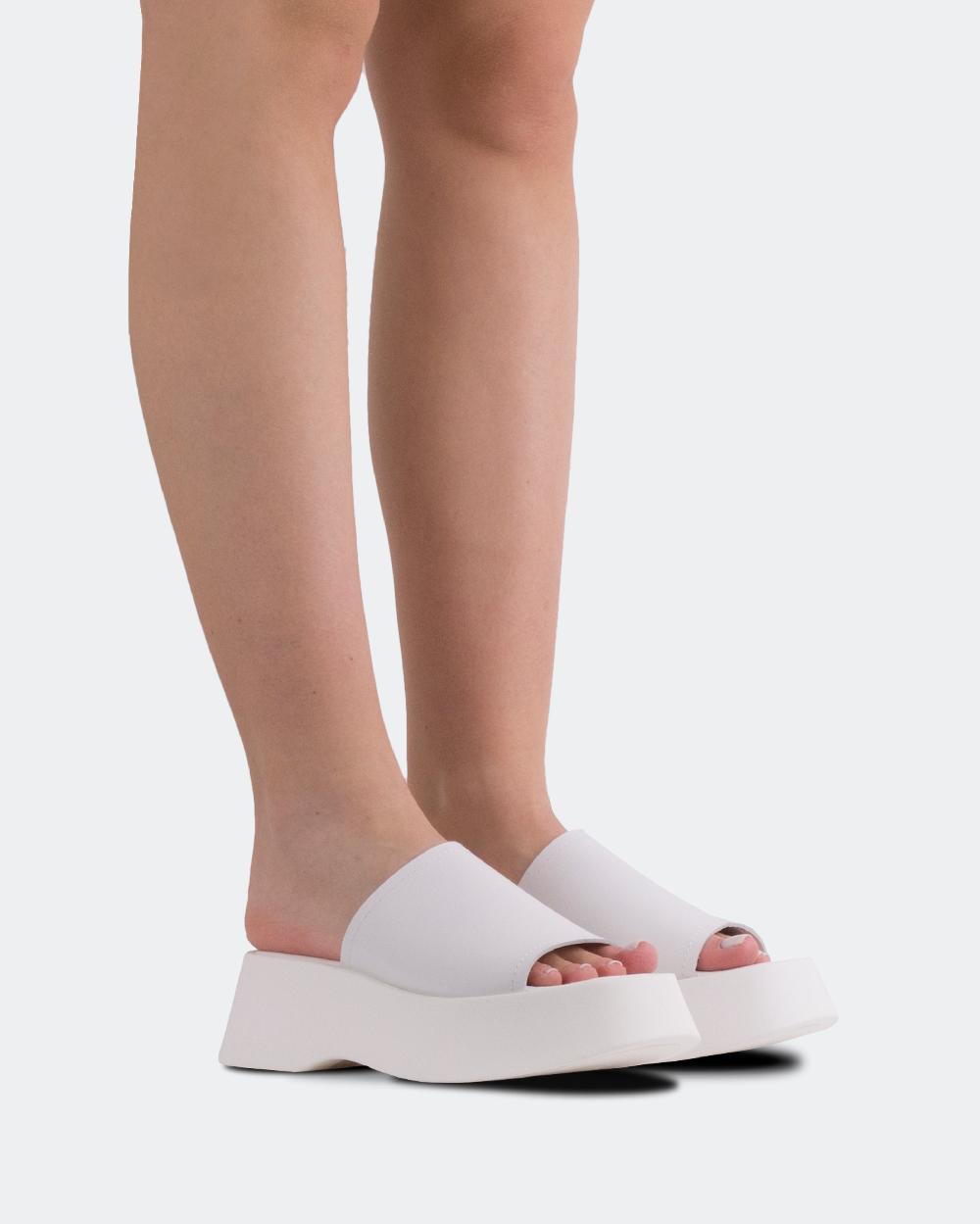 L'intervalle Mulder Blanc Cuir Blanc