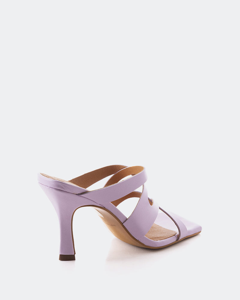 L'intervalle Myrtos Cuir Lilas Mauve