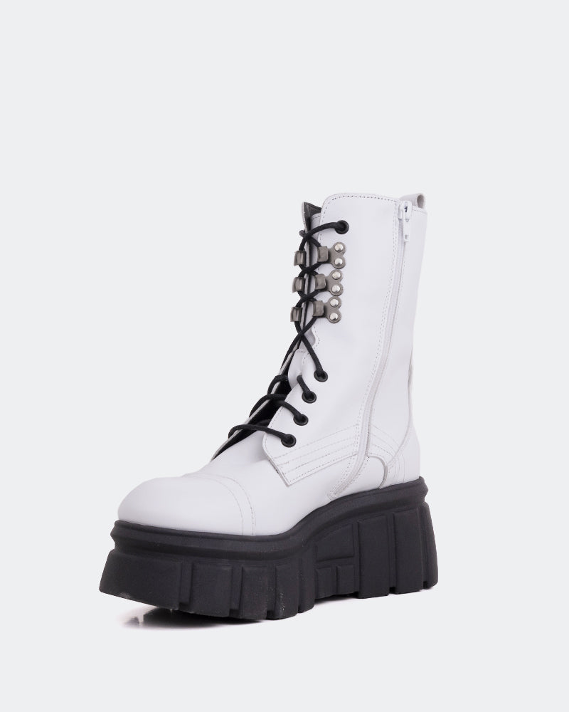 L'intervalle Nanaimo Blanc Cuir Blanc