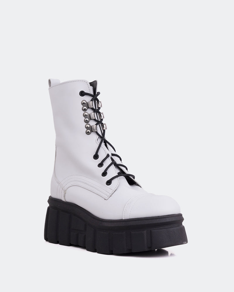 L'intervalle Nanaimo Blanc Cuir Blanc