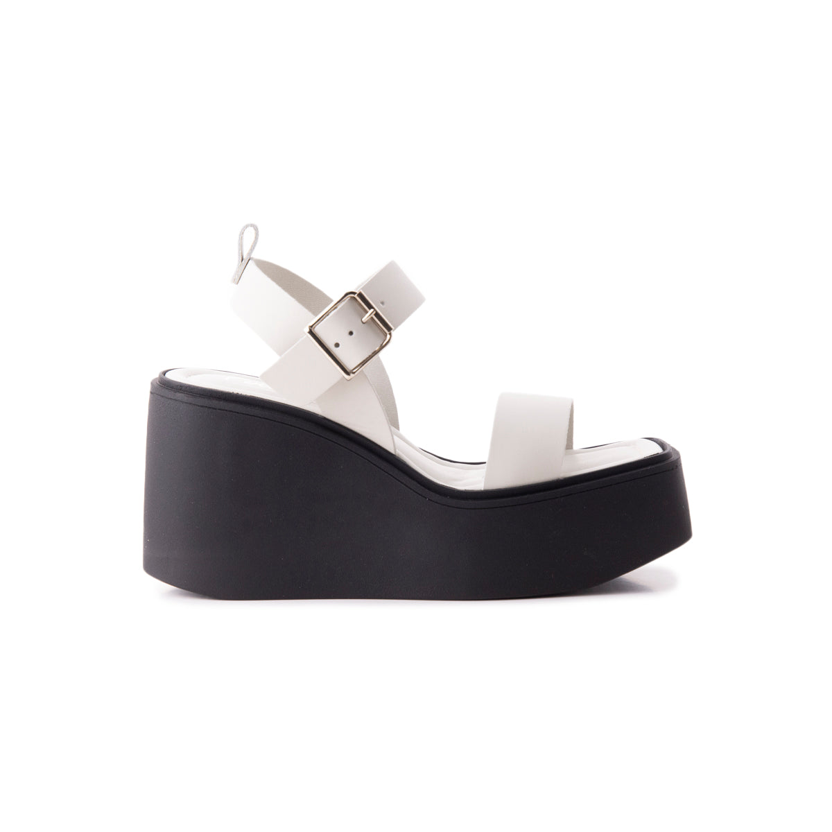 l'intervalle Napoleon Blanc Cassé Cuir Blanc