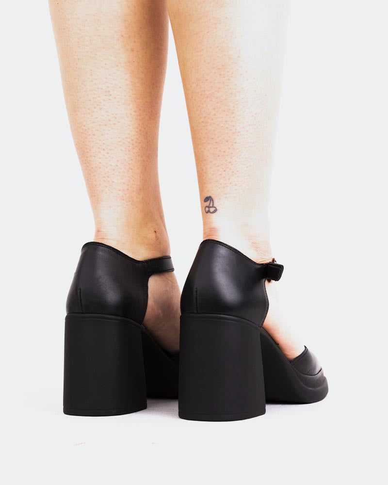 L'intervalle Navona Noir Cuir Noir