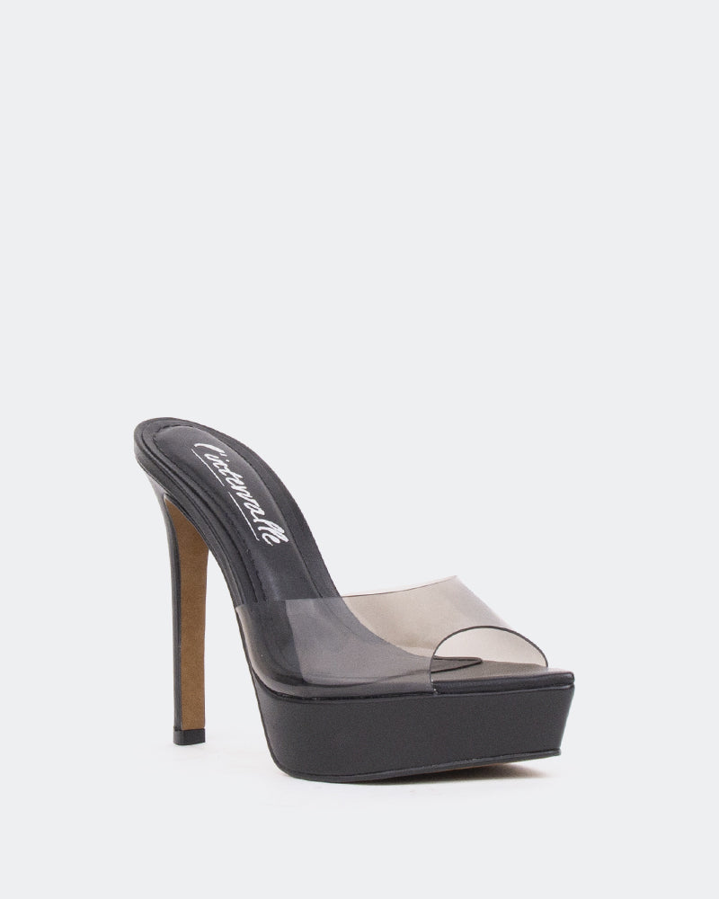 L'intervalle Nene Noir Clair/Vinyl Noir Noir