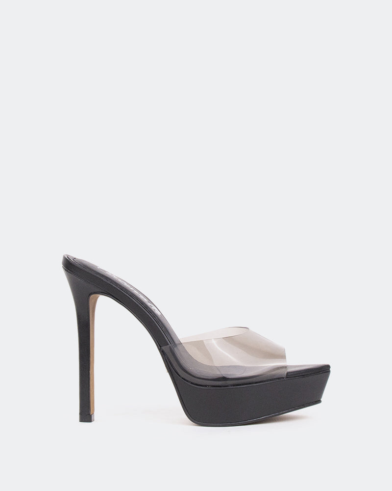 l'intervalle Nene Noir Clair/Vinyl Noir Noir