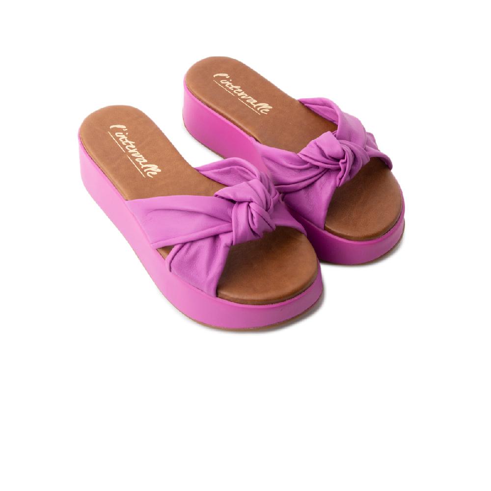 L'intervalle Nicaragua Mauve Cuir Mauve