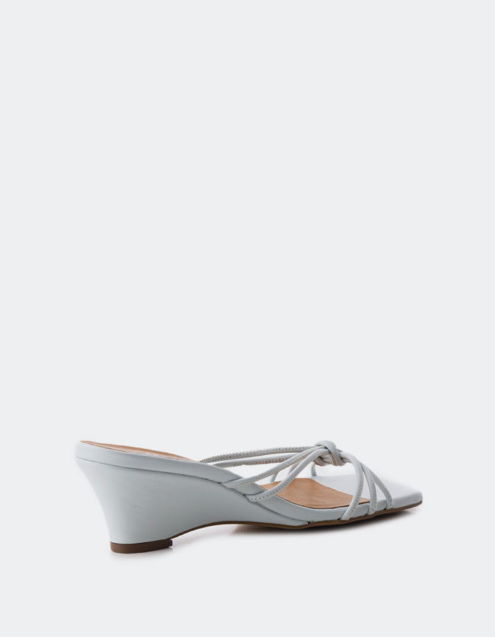 L'intervalle Nidia Bleu Cuir Bleu