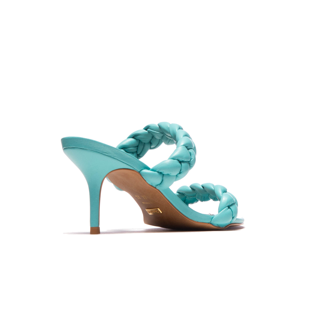 L'intervalle Nigella Cuir Turquoise Bleu