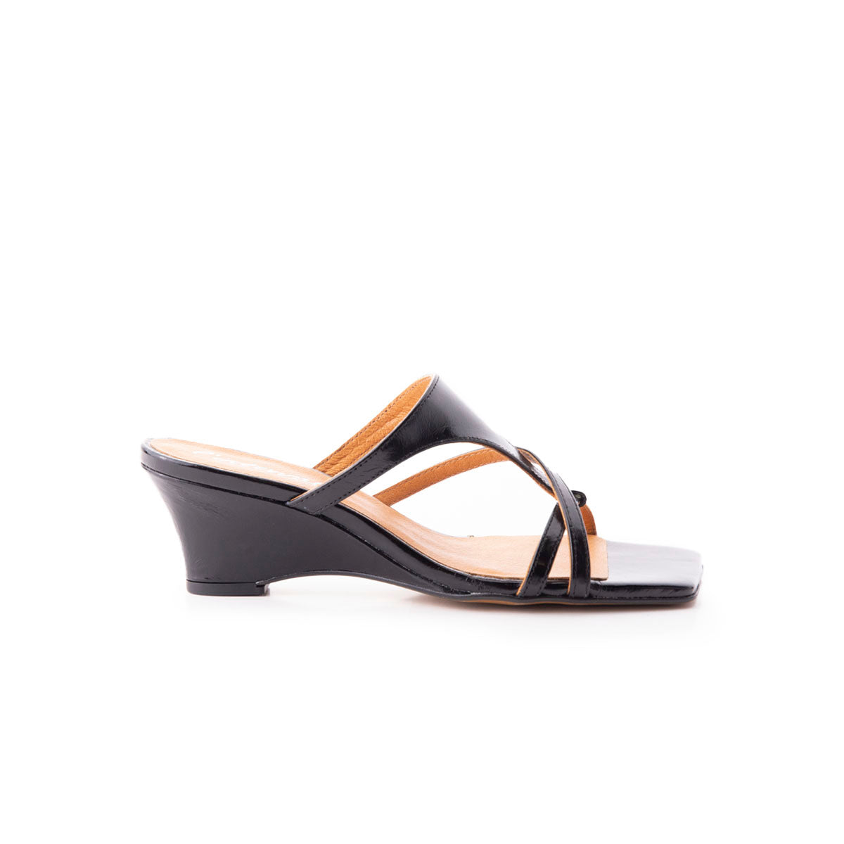 l'intervalle Niobe Noir Cuir Noir