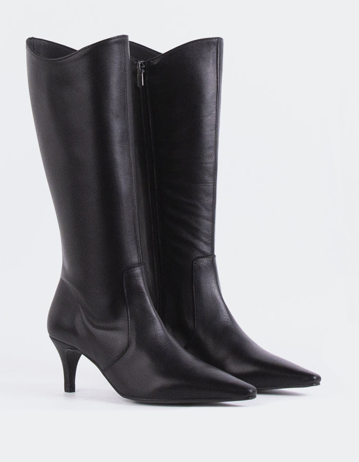 L'intervalle Odyssia Noir Cuir Noir