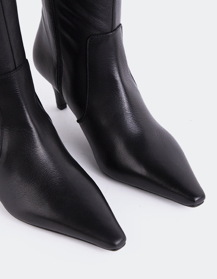 L'intervalle Odyssia Noir Cuir Noir