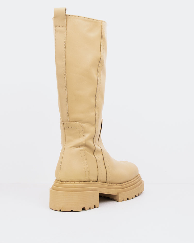 L'intervalle Pacika Cuir Crème Chameau