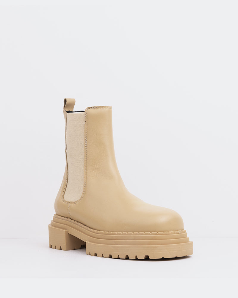 L'intervalle Pacio Cuir Crème Chameau