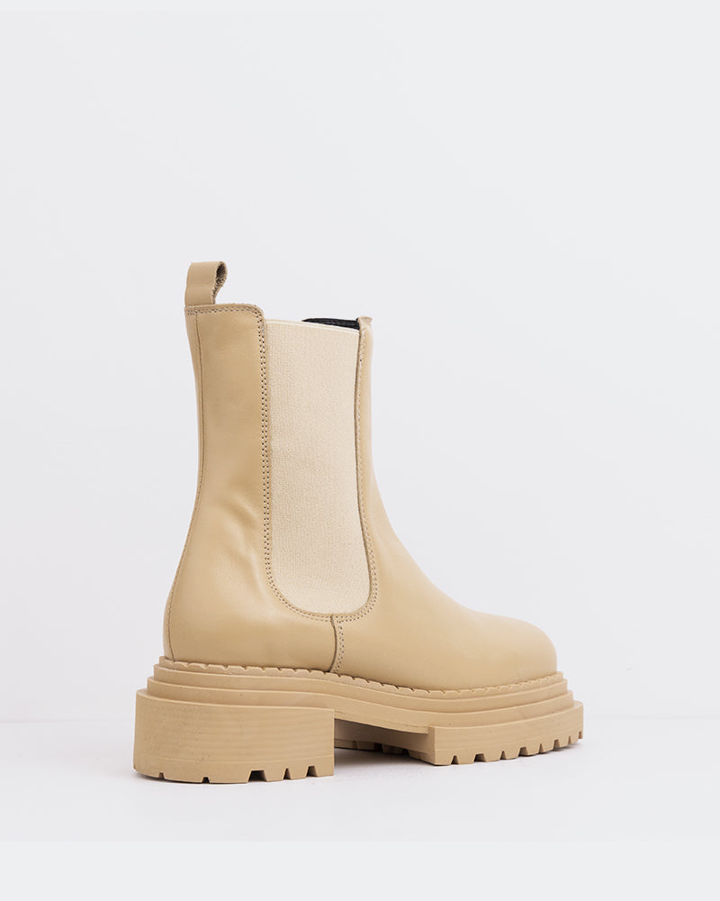 L'intervalle Pacio Cuir Crème Chameau