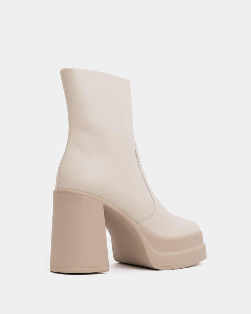 L'intervalle Padoue Blanc Cassé Cuir Blanc