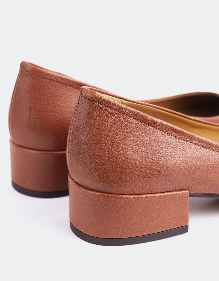 L'intervalle Paisley Ocre Cuir Vintage Ocre